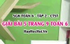 Giải bài 5 trang 9 Toán 6 Tập 2 SGK Chân trời sáng tạo